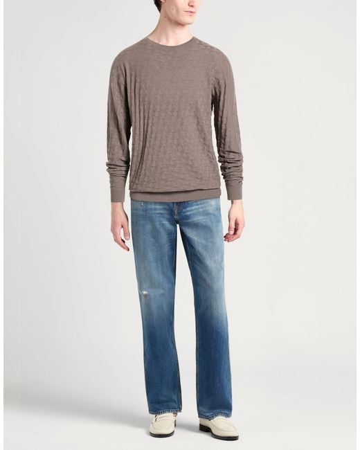 Pullover di Giorgio Armani in Brown da Uomo