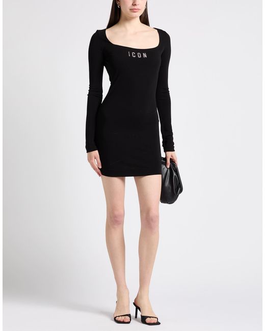 DSquared² Black Mini Dress