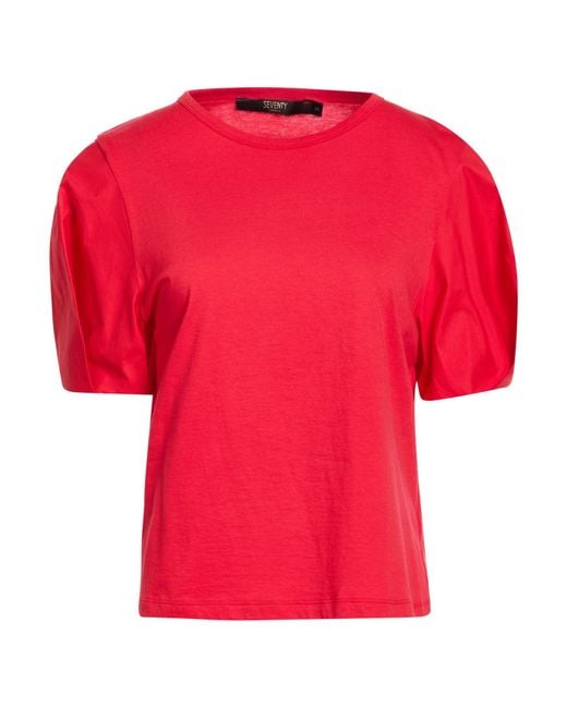 SEVENTY VENEZIA Red T-Shirt Cotton