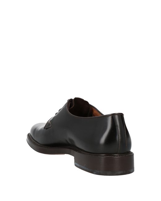 Santoni Black Lace-up Shoes for men