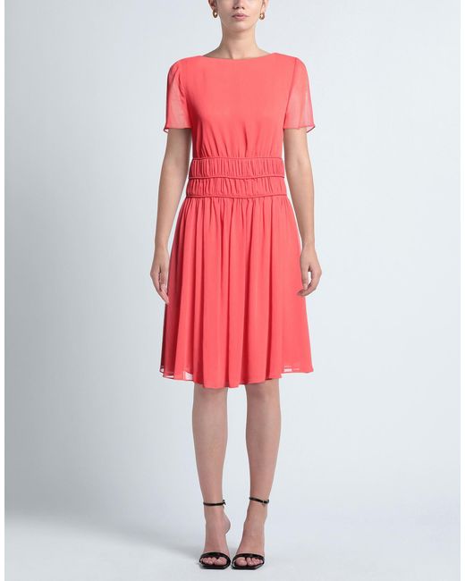 Emporio Armani Pink Midi Dress