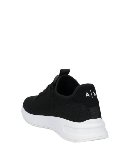 ARMANI EXCHANGE Black Trainers for men