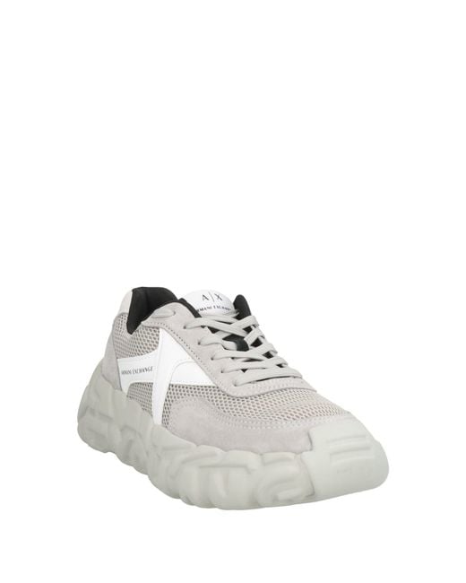 ARMANI EXCHANGE White Trainers for men