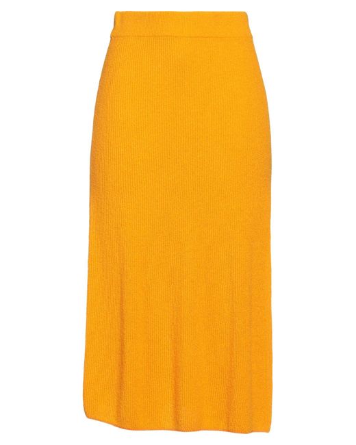 Rag & Bone Yellow Midi Skirt