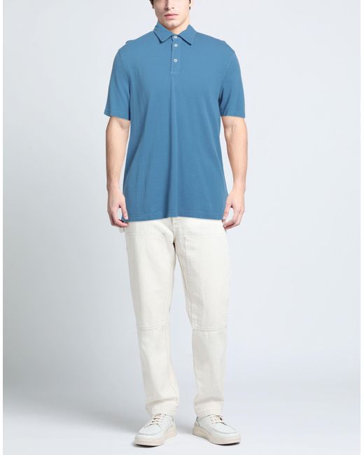 Dries Van Noten Blue Polo Shirt for men