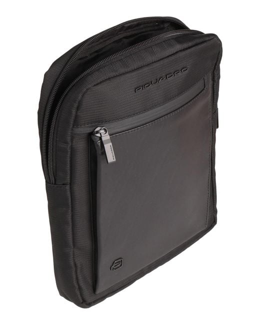 Piquadro Black Cross-Body Bag for men