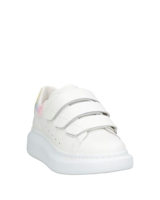 McQueen White Sneakers Leather