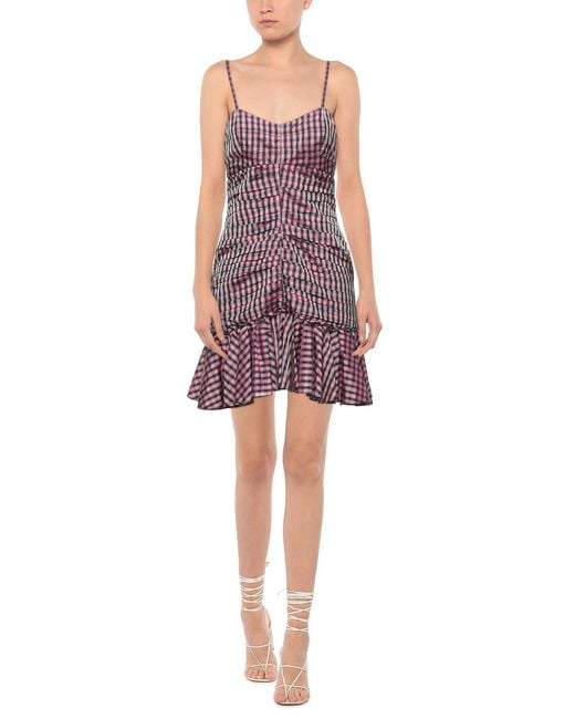 Philosophy Di Lorenzo Serafini Purple Mini Dress