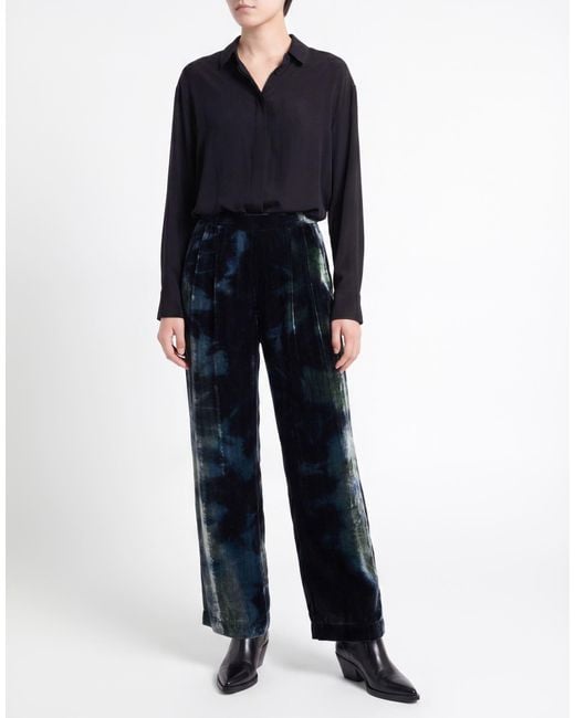 Roberto Collina Blue Pants Viscose, Polyamide