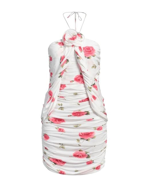 Magda Butrym White Mini Dress Polyamide, Elastane