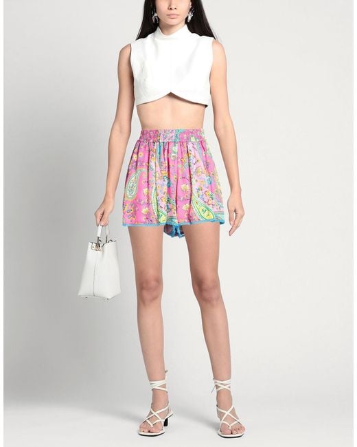 Twinset Red Shorts & Bermuda Shorts