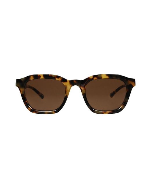 The Attico x Linda Farrow Brown Sunglasses