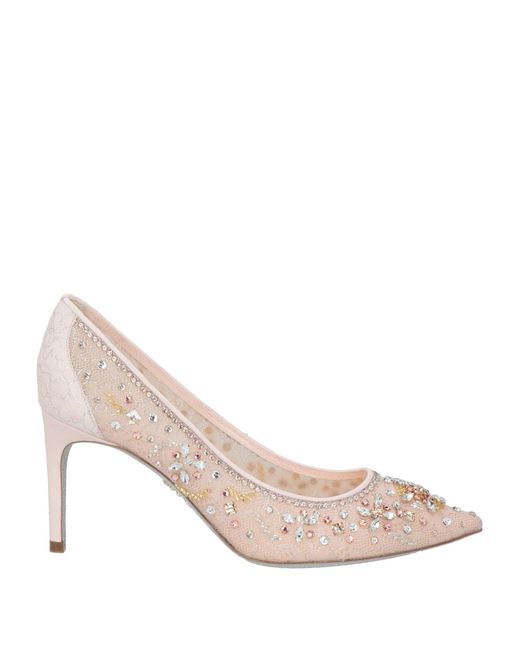 Rene Caovilla Pink Pumps