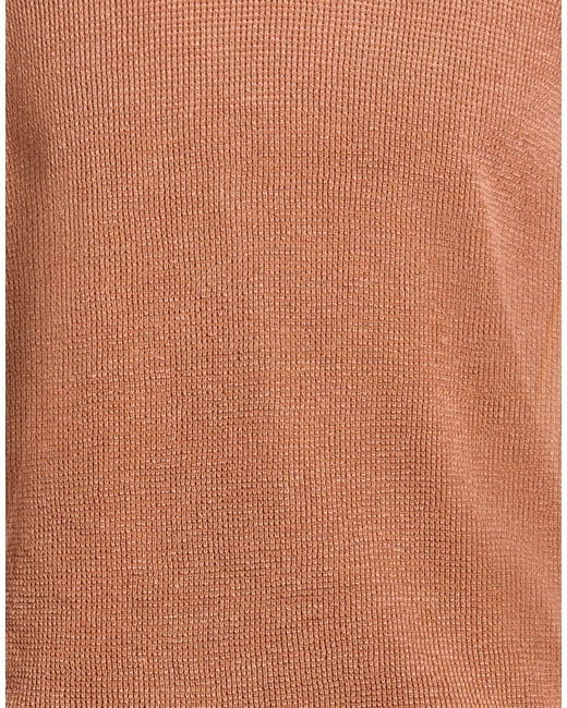 Roberto Collina Brown Sweaters for men
