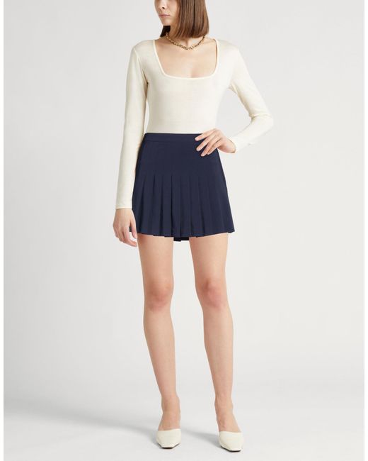 Tory Burch Blue Mini Skirt
