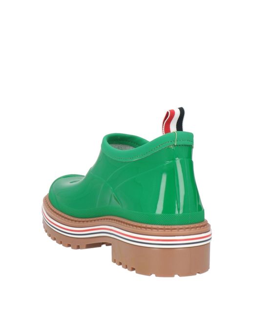 Thom Browne Green Ankle Boots