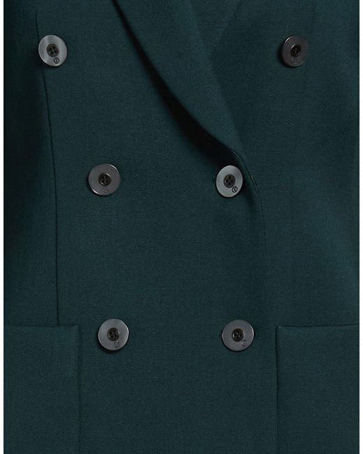 Giorgio Armani Green Blazer Virgin Wool, Elastane