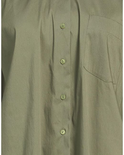 Xacus Green Military Shirt Cotton, Polyamide, Elastane