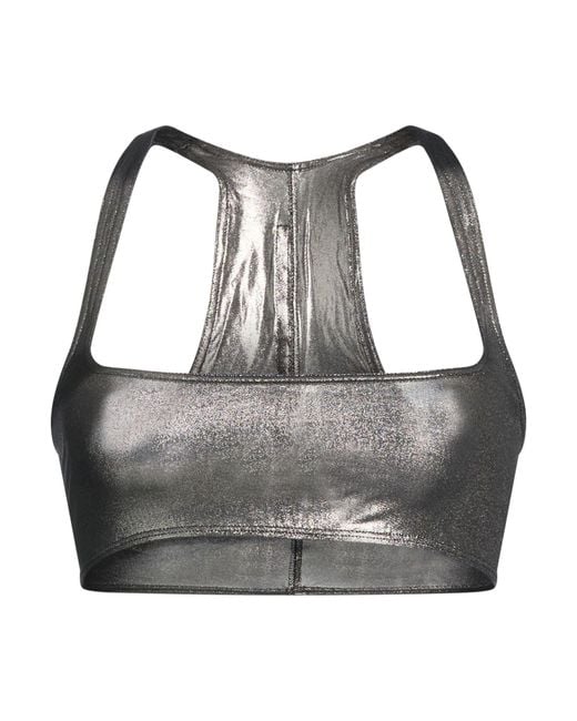 Rick Owens Gray Top Viscose, Elastane
