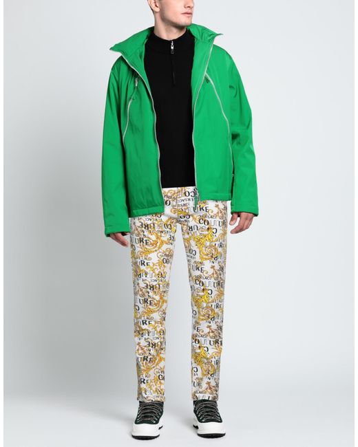 Versace Jeans Couture Metallic Pants Cotton, Elastane for men