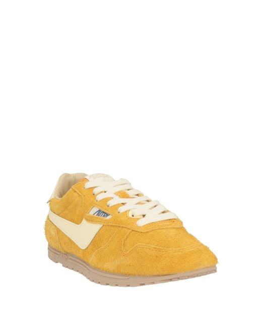 Autry Yellow Sneakers