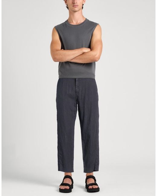 Rag & Bone Blue Pants Linen for men