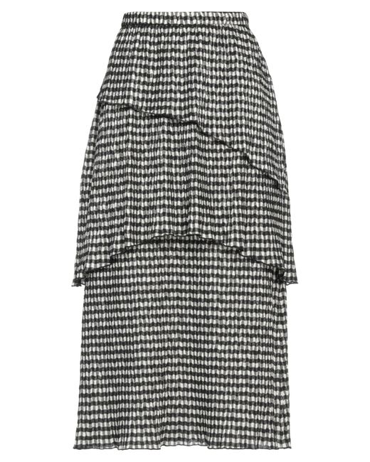 Rosie Assoulin Gray Maxi Skirt