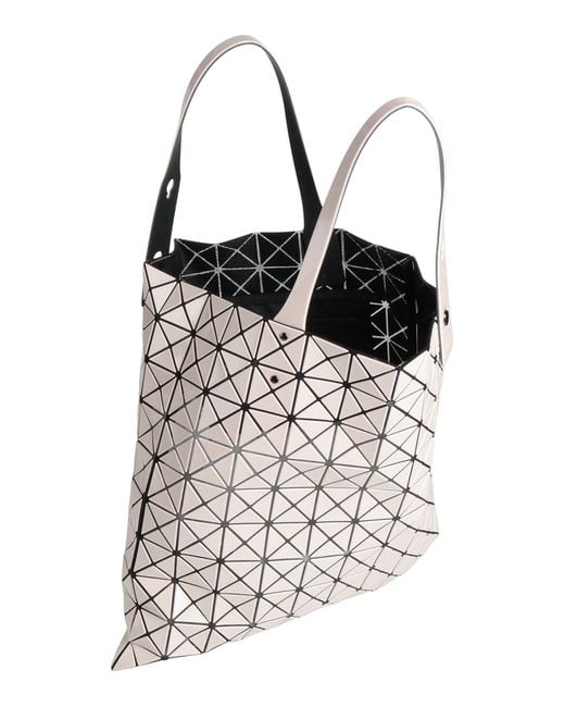Issey Miyake Gray Light Handbag Rubber, Textile Fibers