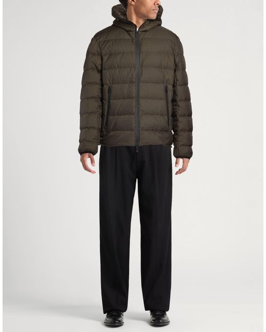 Emporio Armani Brown Puffer for men