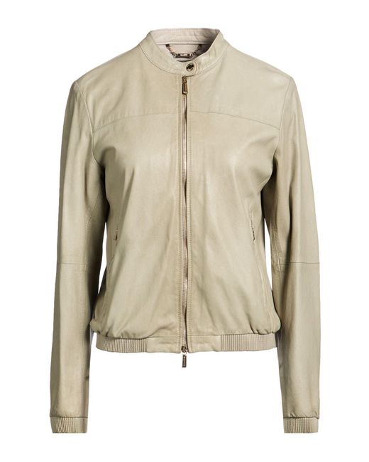 Moorer Natural Jacket Ovine Leather