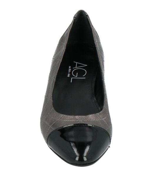 Agl Attilio Giusti Leombruni Gray Ballet Flats Leather