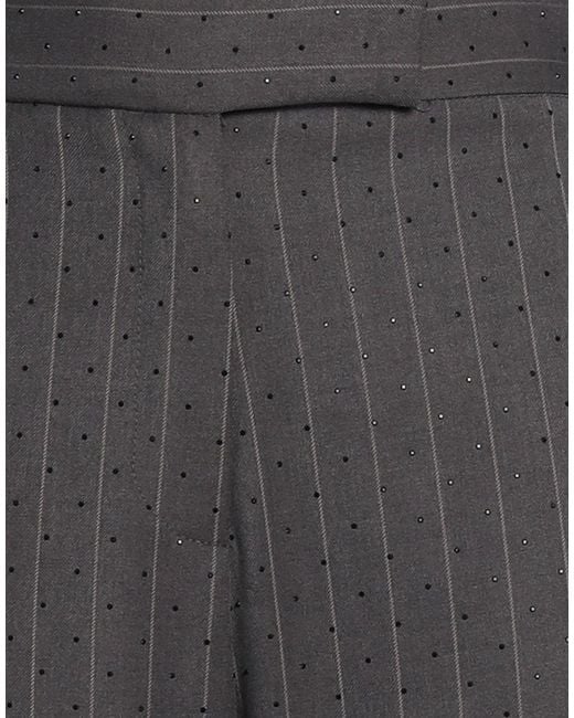 Gaelle Paris Gray Pants Polyester, Elastane