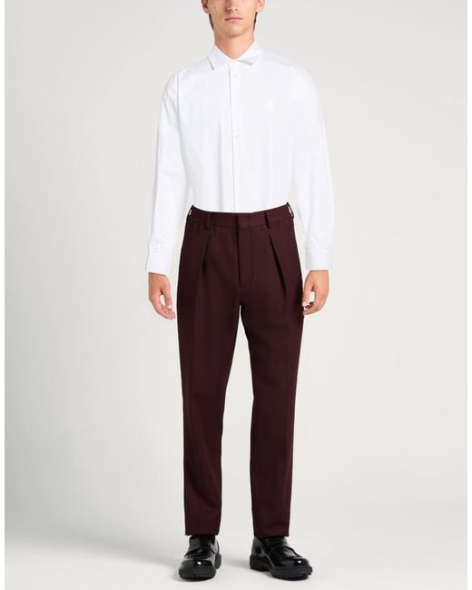Just Cavalli White Shirt Cotton, Polyamide, Elastane for men