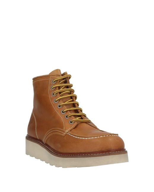 Docksteps Brown Ankle Boots Leather