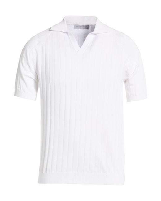 Pullover Jeordie's de hombre de color White