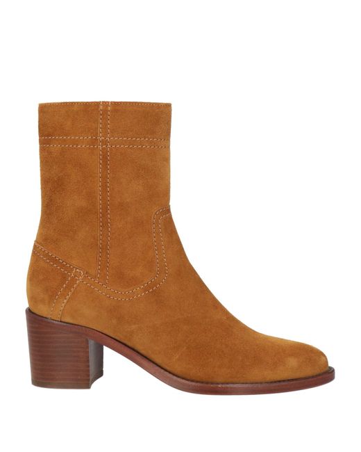 A.P.C. Brown Ankle Boots