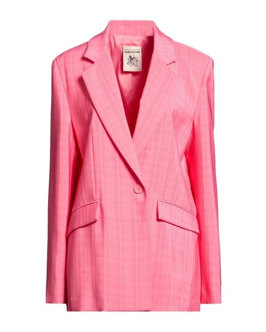 Semicouture Pink Blazer