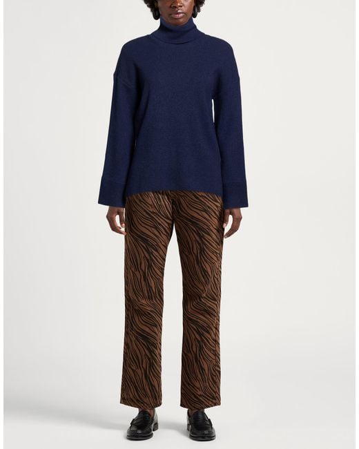 Gant Blue Turtleneck Wool, Alpaca Wool, Polyamide