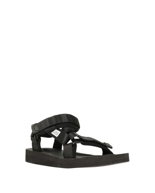 Suicoke Black Sandals for men