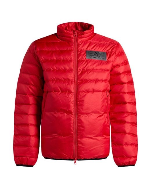 EA7 Red Puffer for men