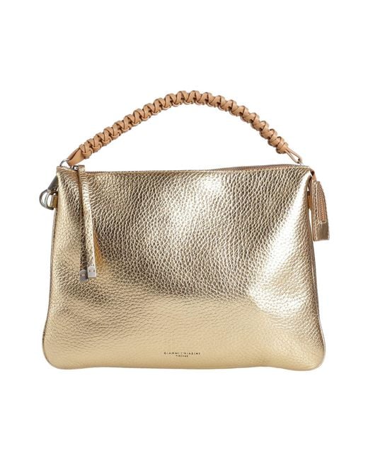 Gianni Chiarini Metallic Handbag Leather