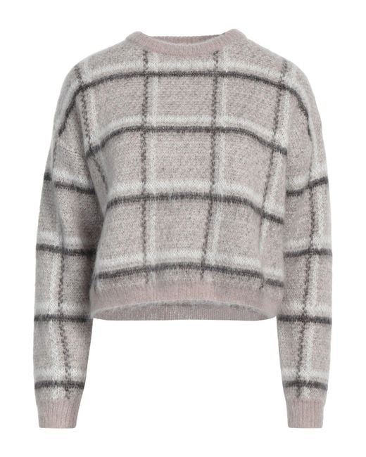 Max Mara Gray Sweater Polyamide, Mohair Wool, Wool