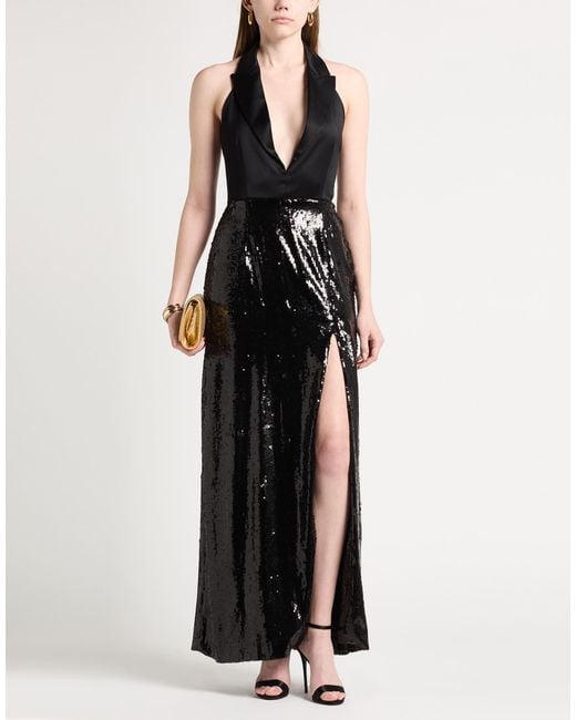 PT Torino Black Maxi Dress Viscose