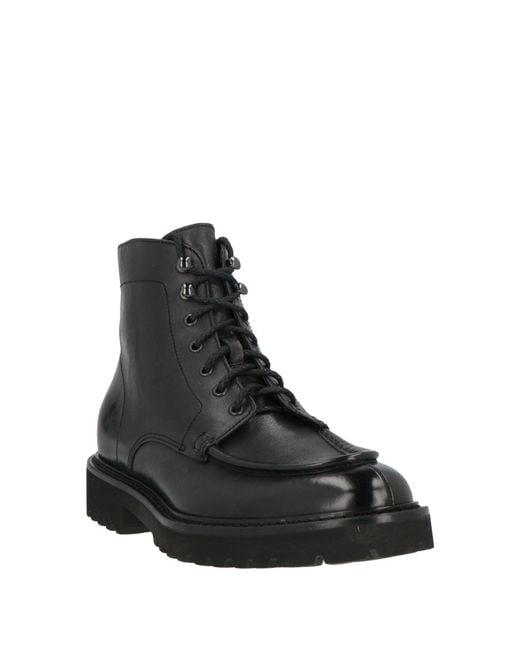 Doucal's Black Ankle Boots Leather for men