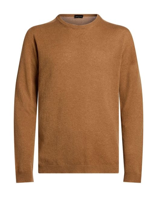 Pullover Roberto Collina de hombre de color Brown