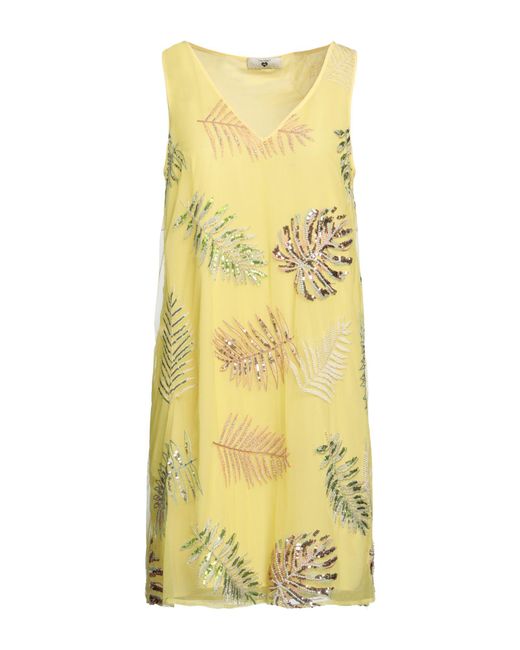 Twinset Yellow Mini Dresses