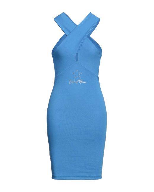 Odi Et Amo Blue Mini Dress