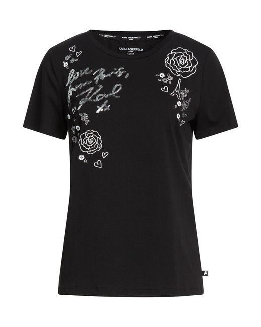 Karl Lagerfeld Black T-Shirt
