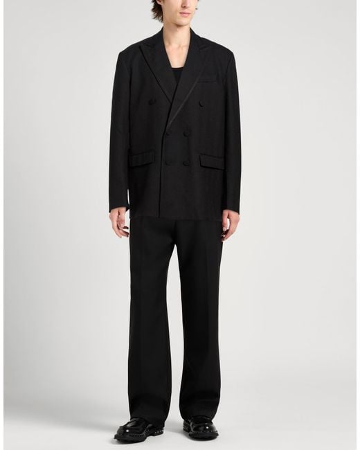 Grifoni Black Blazer Virgin Wool for men