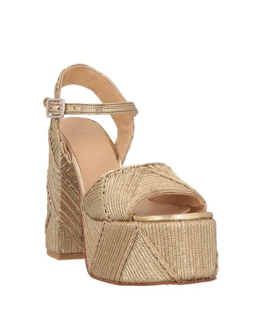 Castaner Natural Sandals Leather